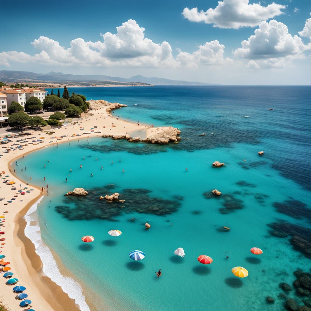 Summer in North Cyprus: A Hyperrealistic Mediterranean Lands...