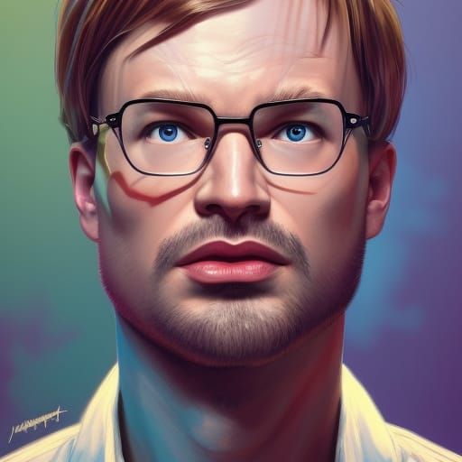 Detailed Portrait with Dynamic Lighting