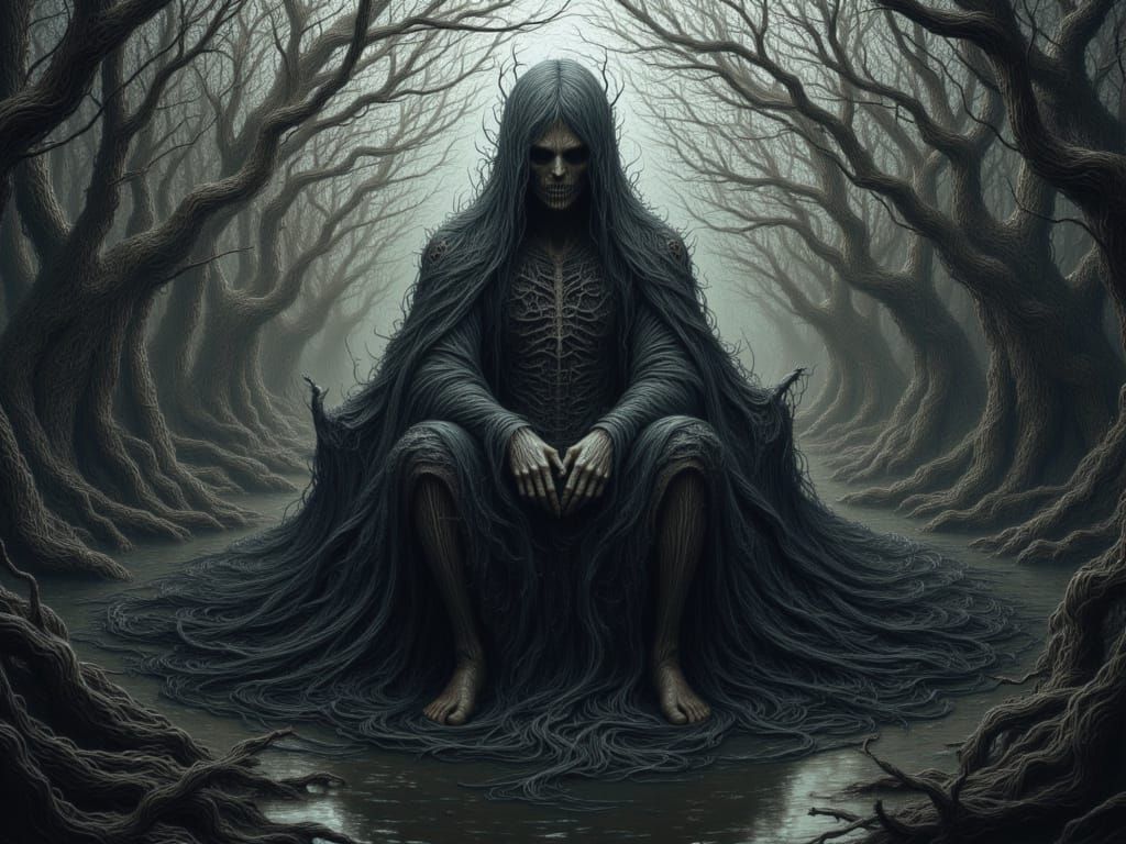 Dark Fantasy Macabre Creations in Future Punk Style