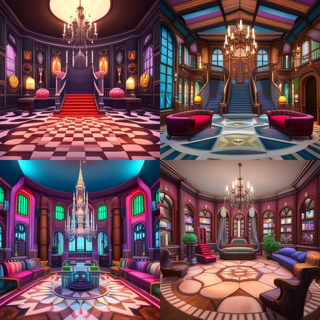 Sims 4 Witch Castle in Candy Art Style