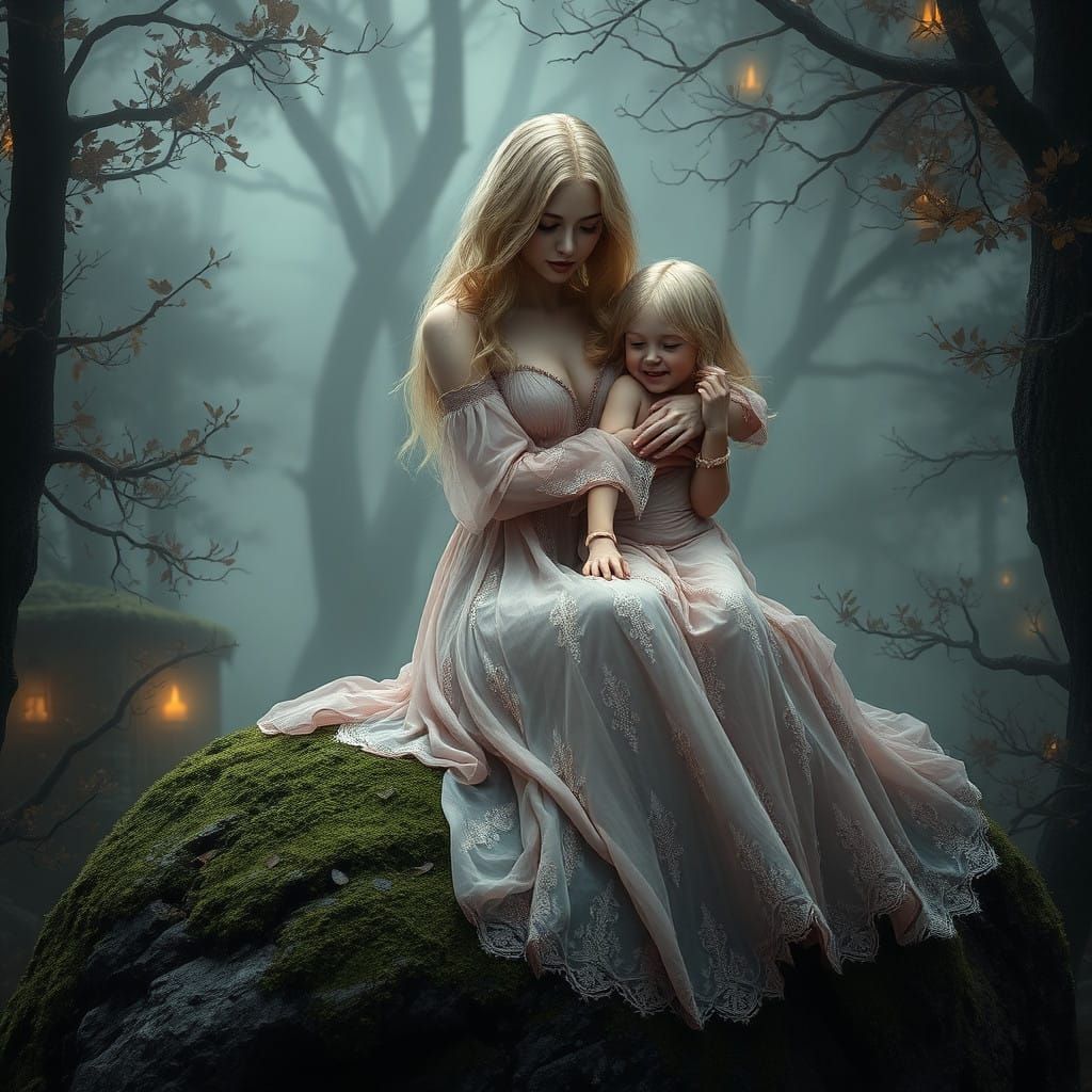 Fantasy Mother and Child