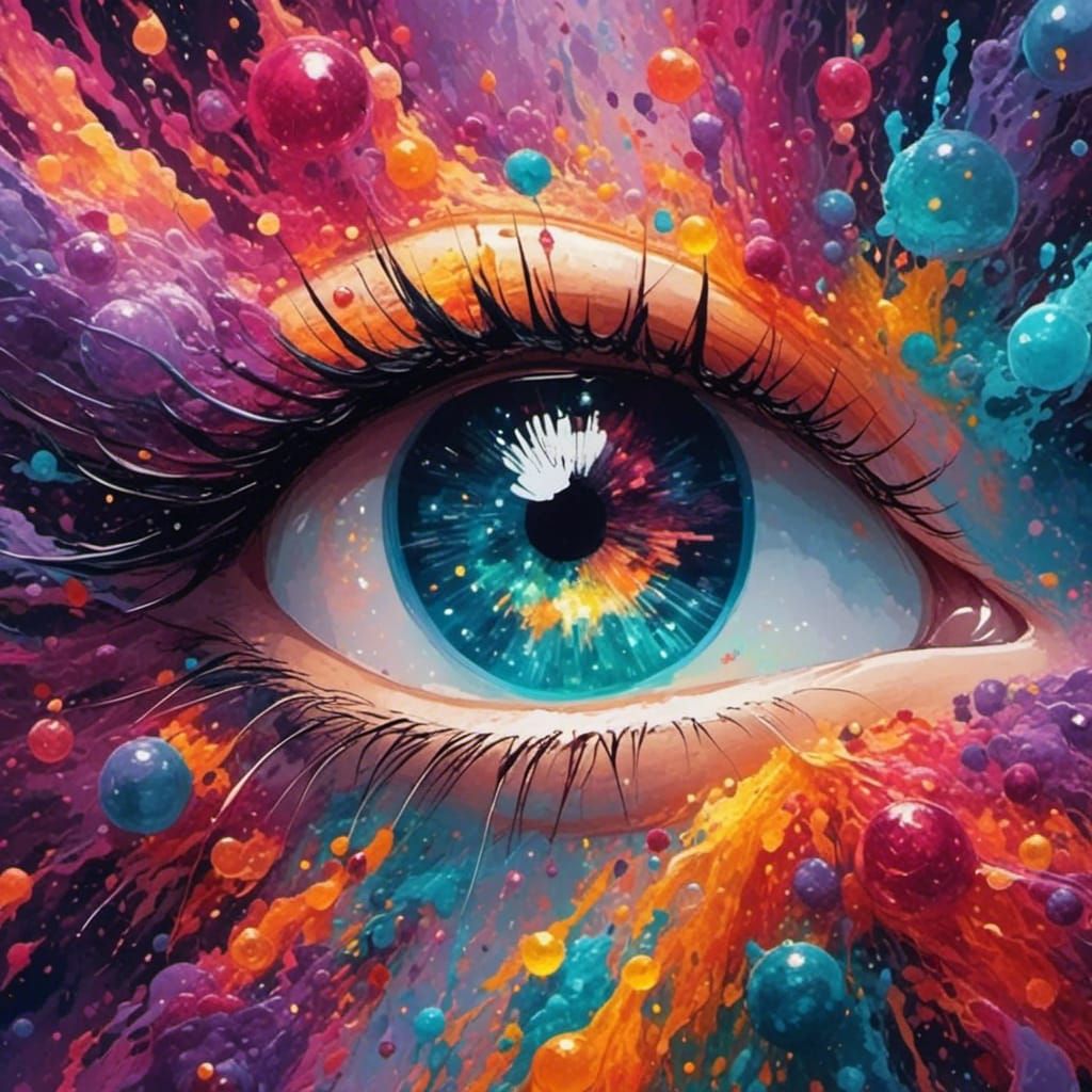 Expressive Drawing Showcasing Artistic Vision and Creativity