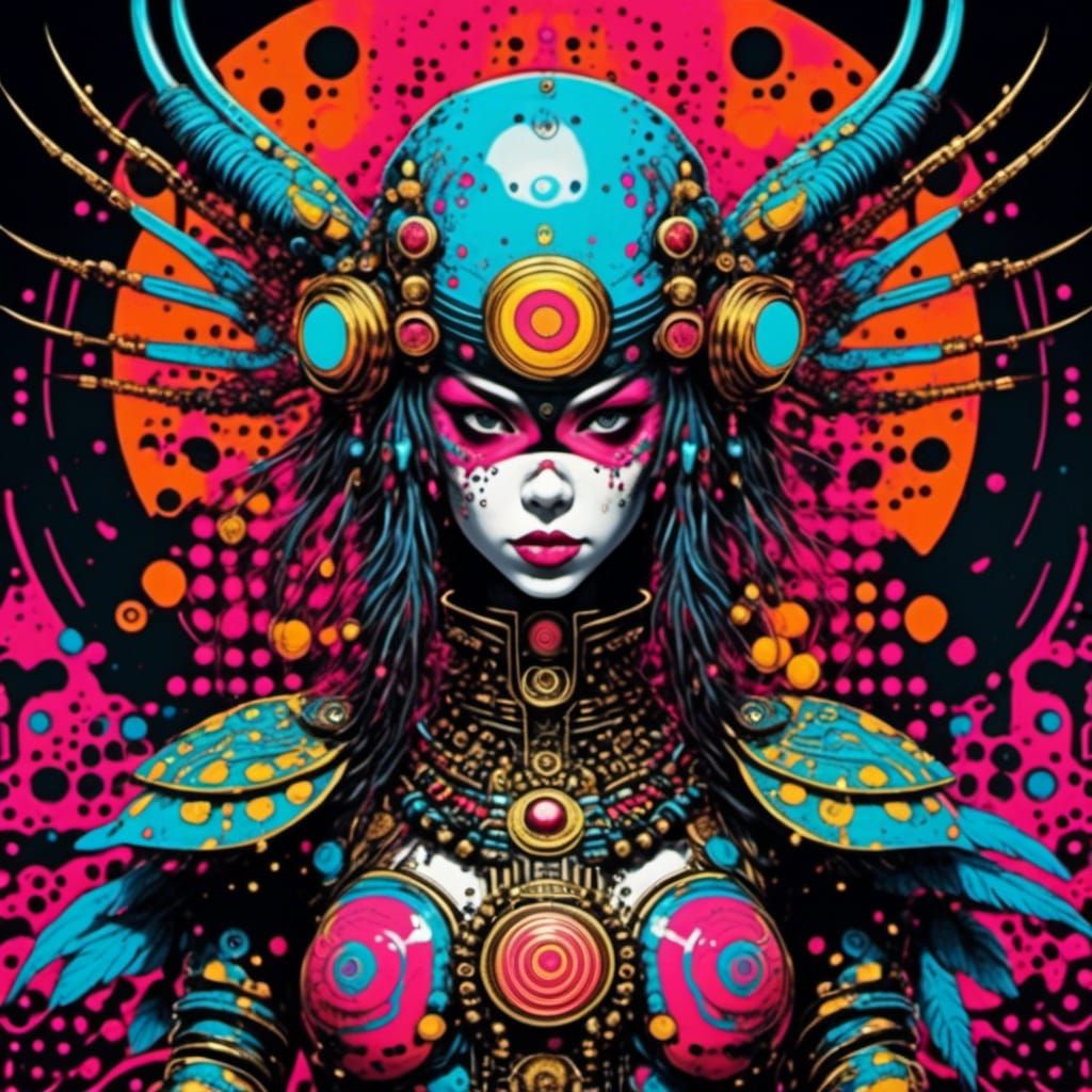 Steampunk Design with Dotted Elements