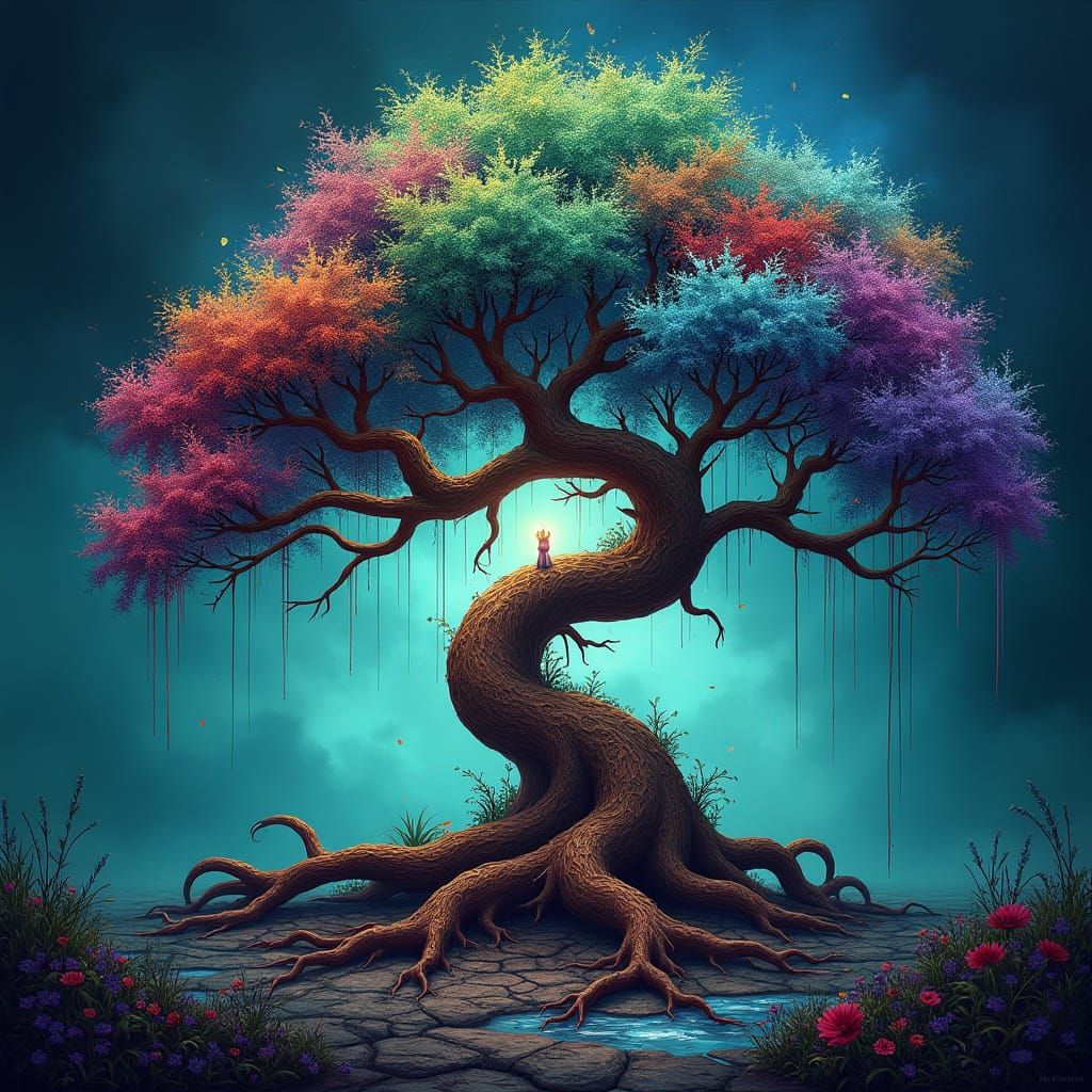 Rainbow tree