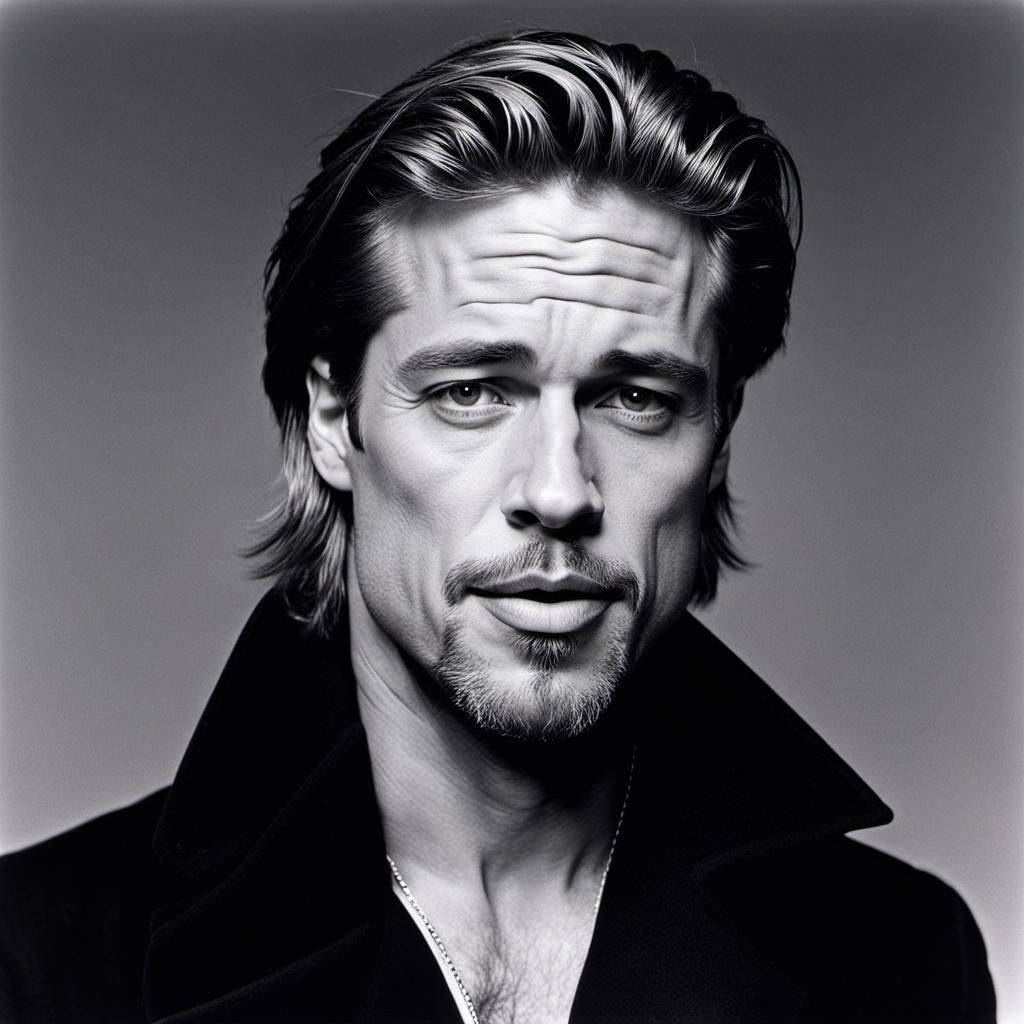 Brad Pitt meets Robert Mapplethorpe