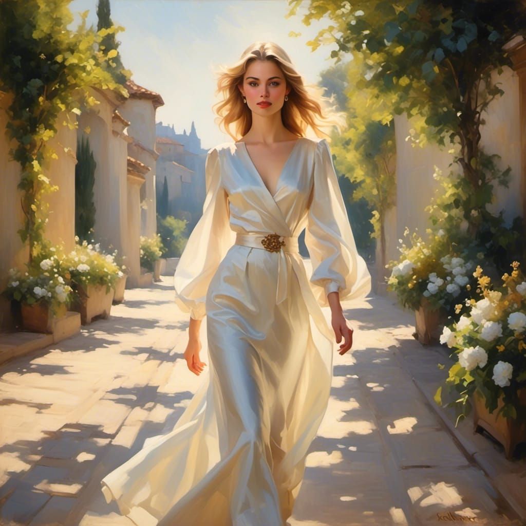 Heavenly Sunshine Illuminates a Divine Path