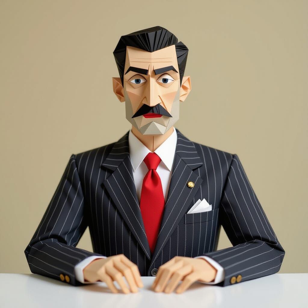 Origami Foldfather: A Paper Mafia Don