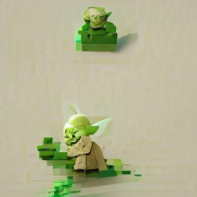 Lego Yoda: A Detailed Depiction of the Jedi Master