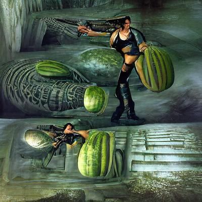 Vibrant Watermelon Slice Still Life