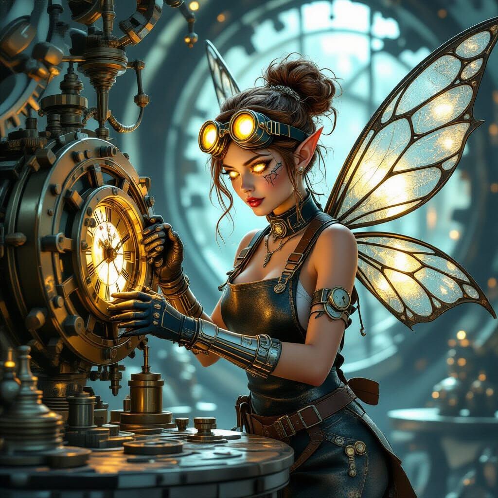 Clockwork Dragon Repair: A Dark Fantasy Concept