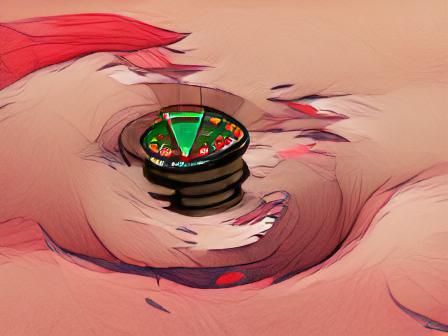 Roulette Wheel Over Bottomless Pit: Surreal Risk