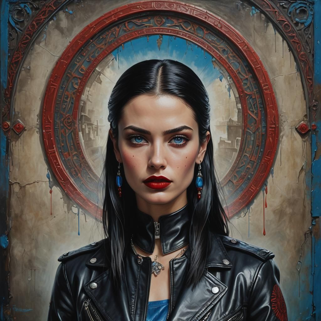 Hyperrealistic Portrait of a Romani Fortune Teller