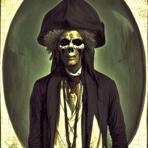 Papa Legba Portrait in 1817 New Orleans