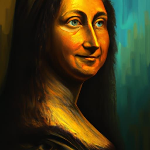 Mona Lisa...SMILING!!!!