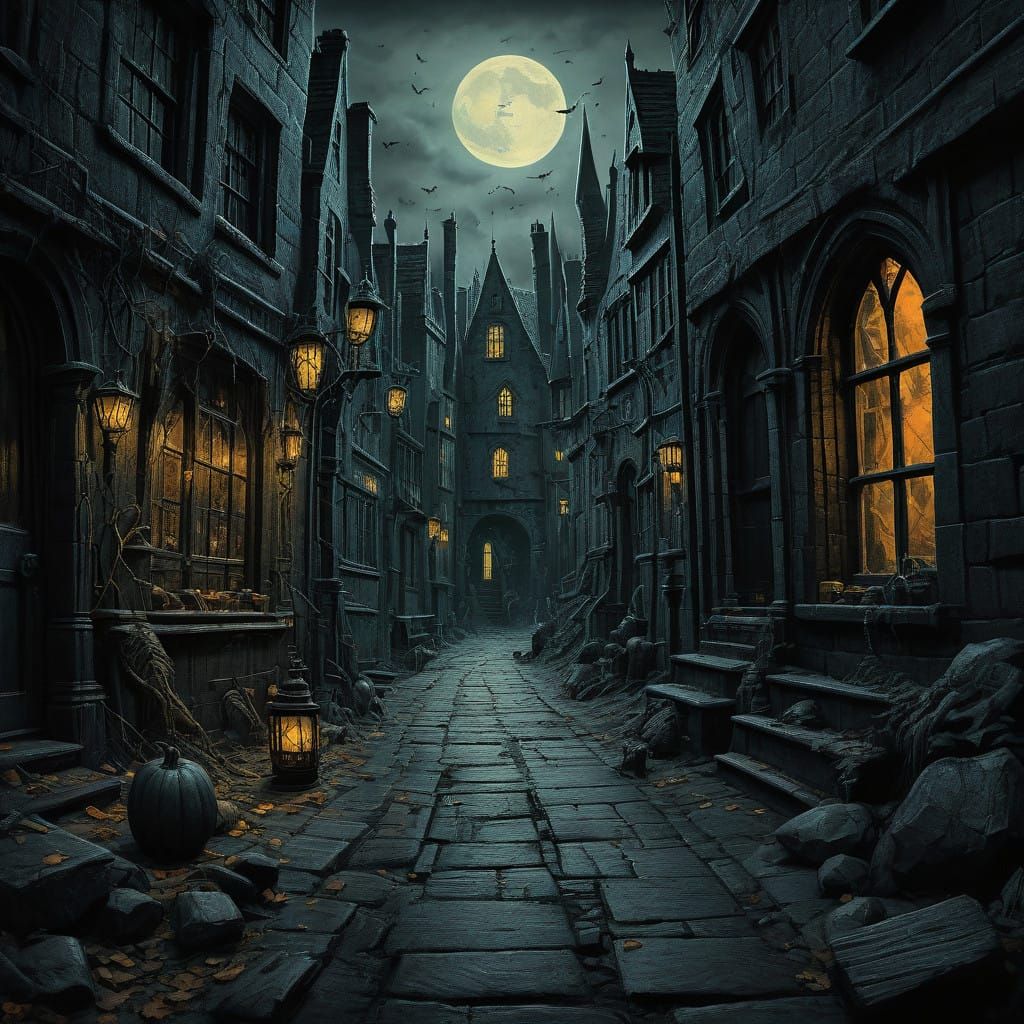 Hyperrealistic Fantasy Scene in Lowbrow Style