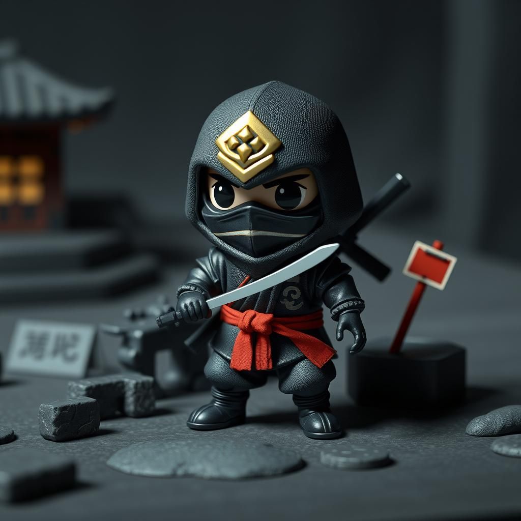 Ninja Dolls in Pop Fantasy Style