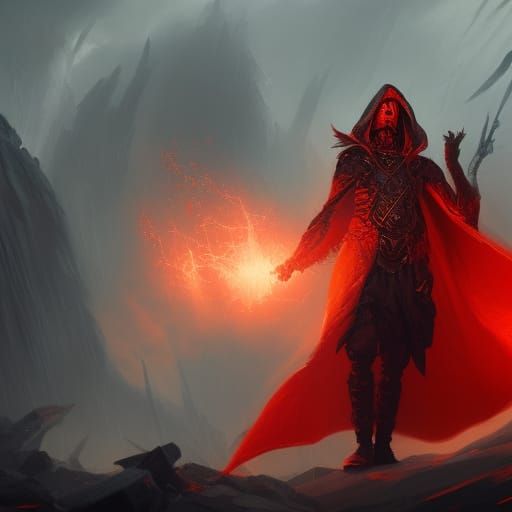 Epic Lich Wizard in Dark Fantasy Style