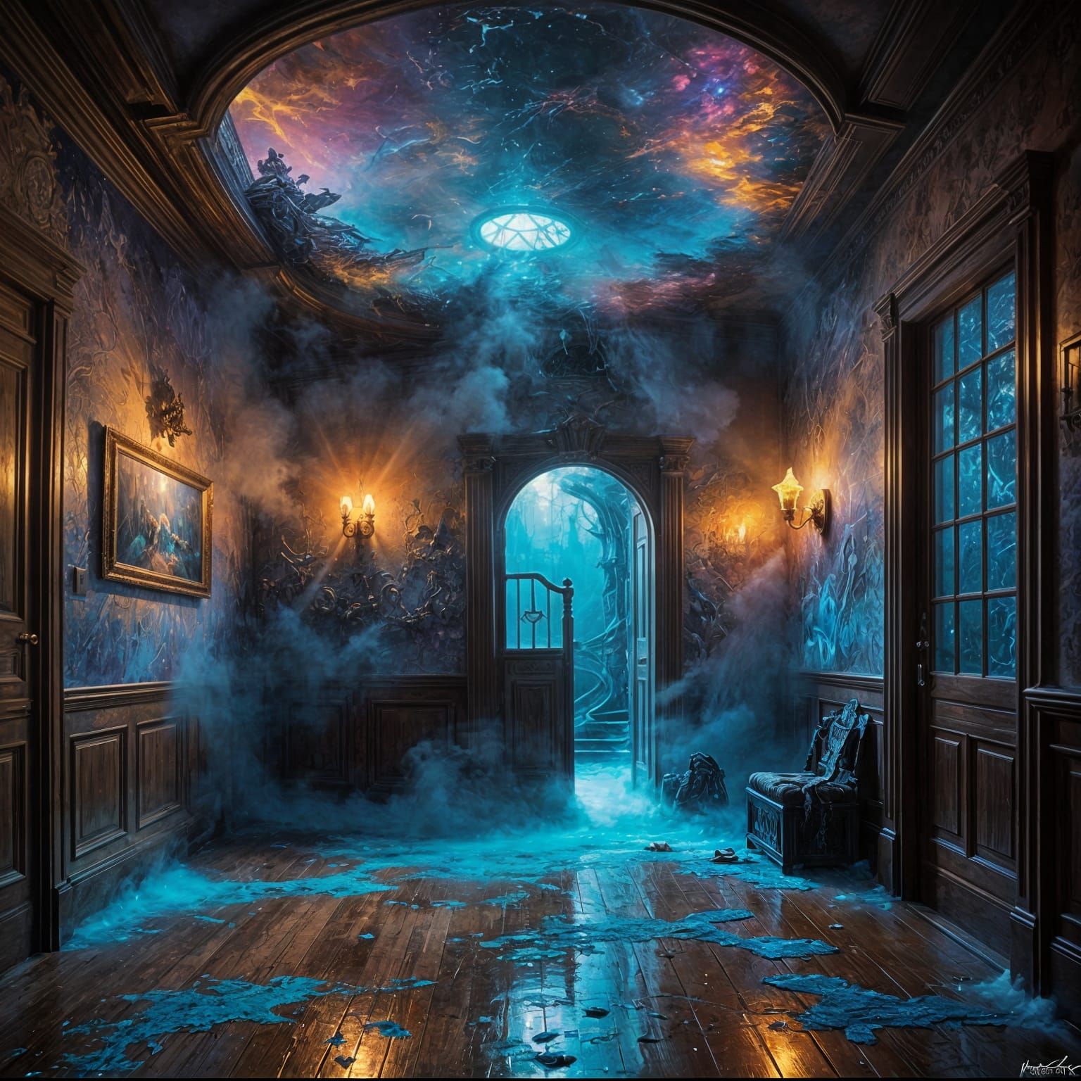 Unreal reality, eye deceiving visions, wibbly wobbly walls, ...