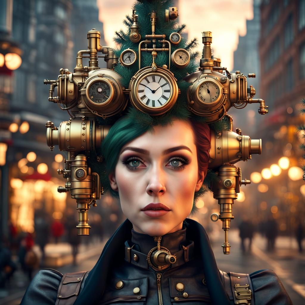 Steampunk lady
