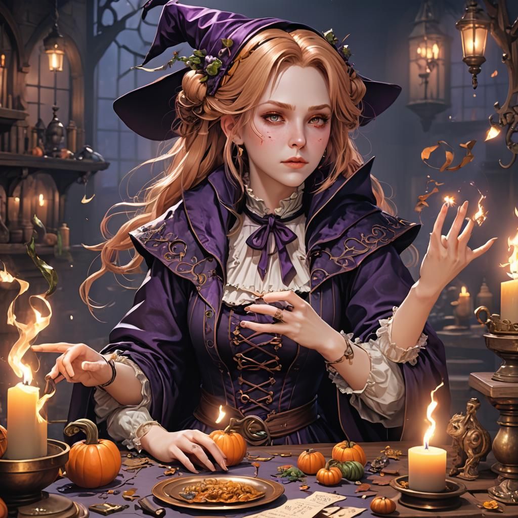 Detailed 3D Anime Art Inspired by WLOP