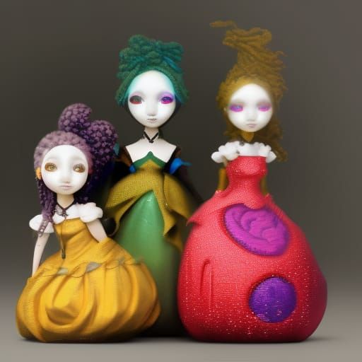 Creepy Christmas: Ball Joint Dolls in Gothic Art