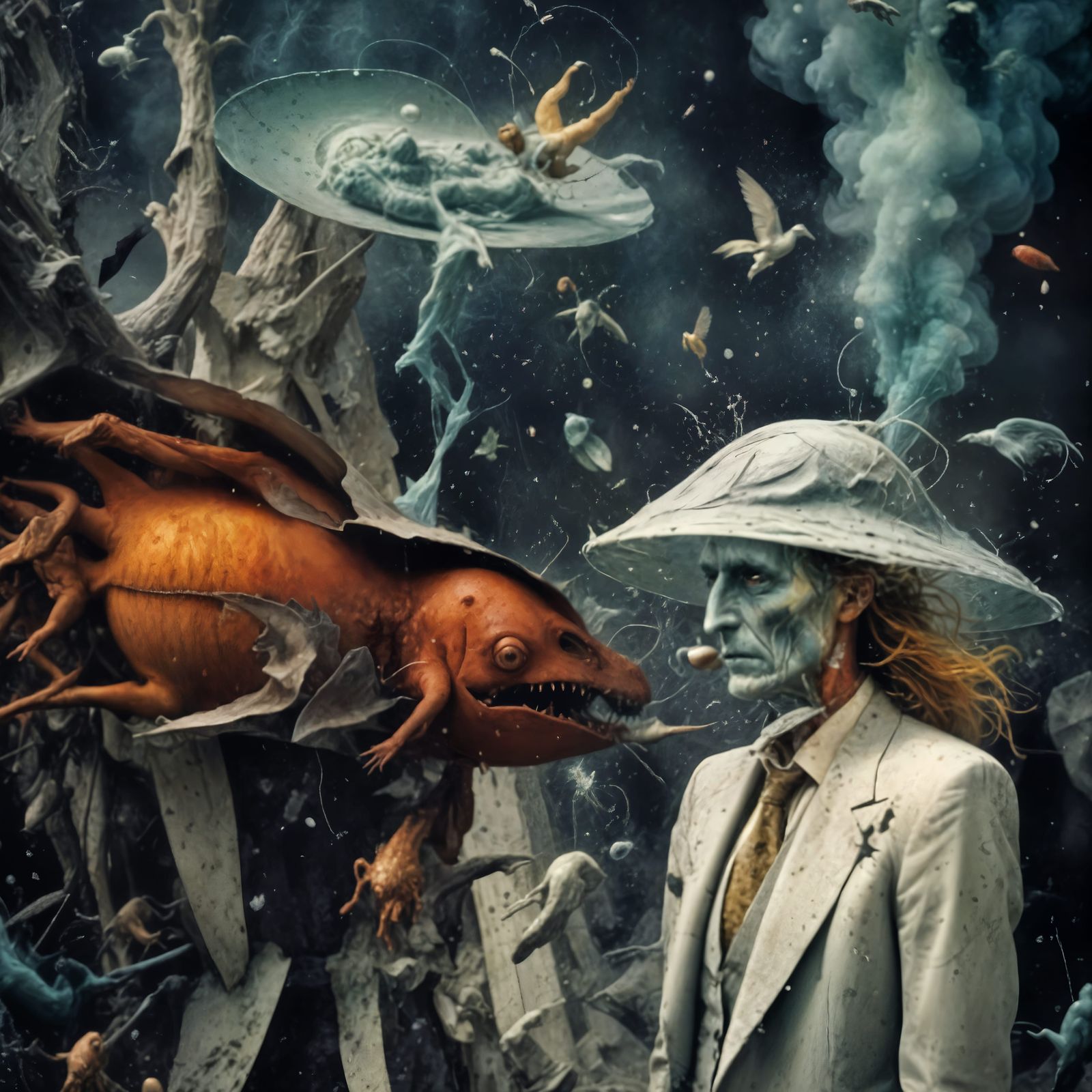 A Mutant Sockeye Salmon and a fellow venting overpressure...