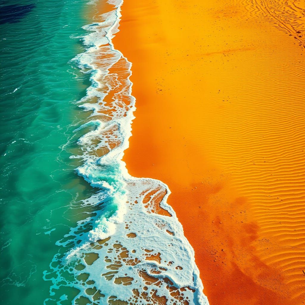 Namibia Beach: Golden Sand Meets Turquoise Ocean
