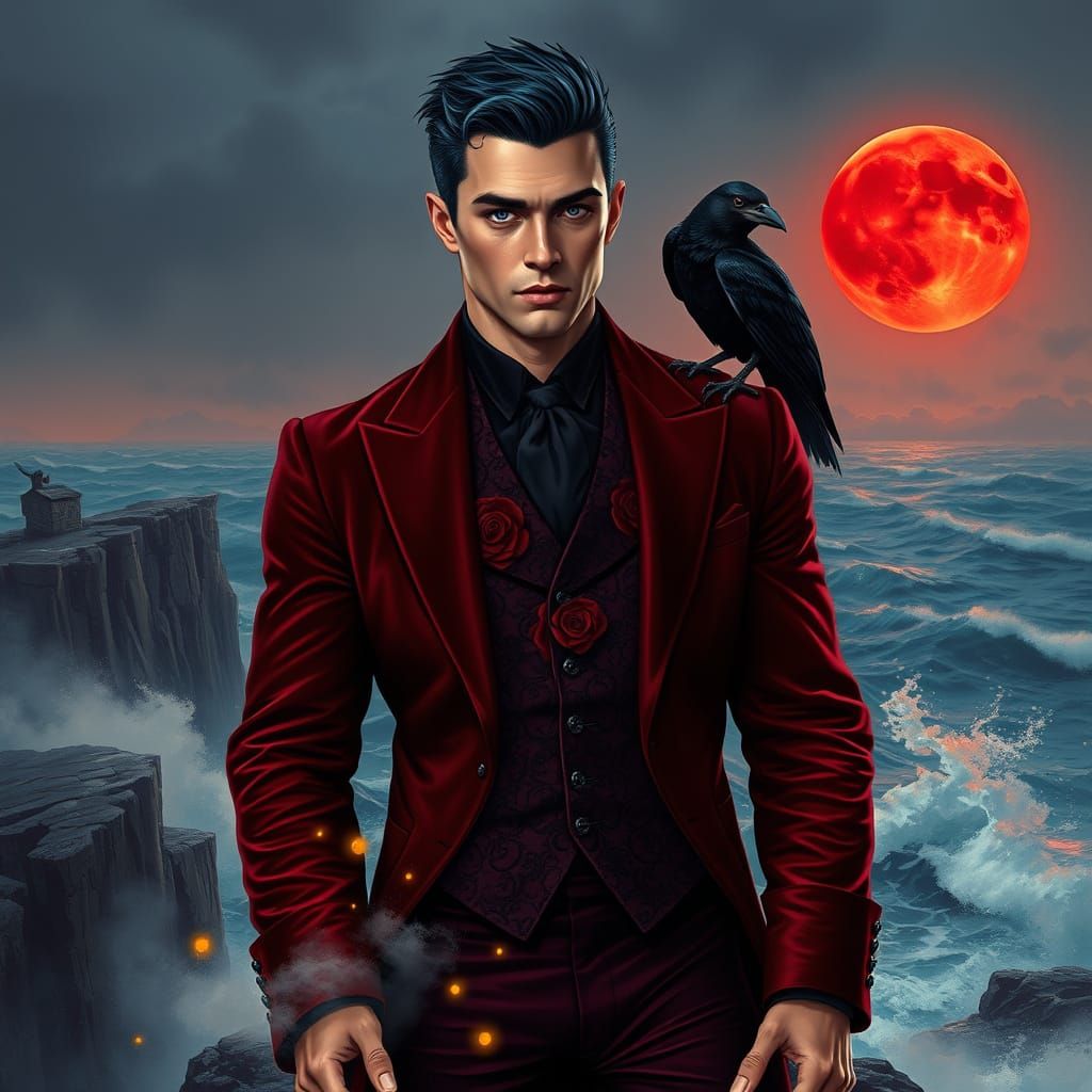 Chiseled Gentleman Embodies Moody Victorian Romance