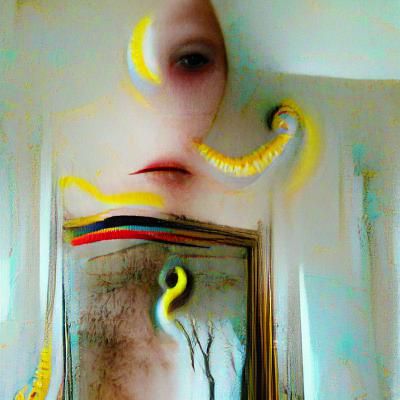 Abstract AI Image Inspired by Text Prompt