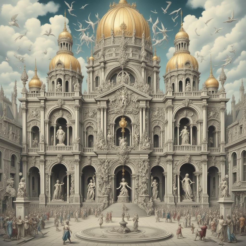 Rococo Architecture with La Sombra Style