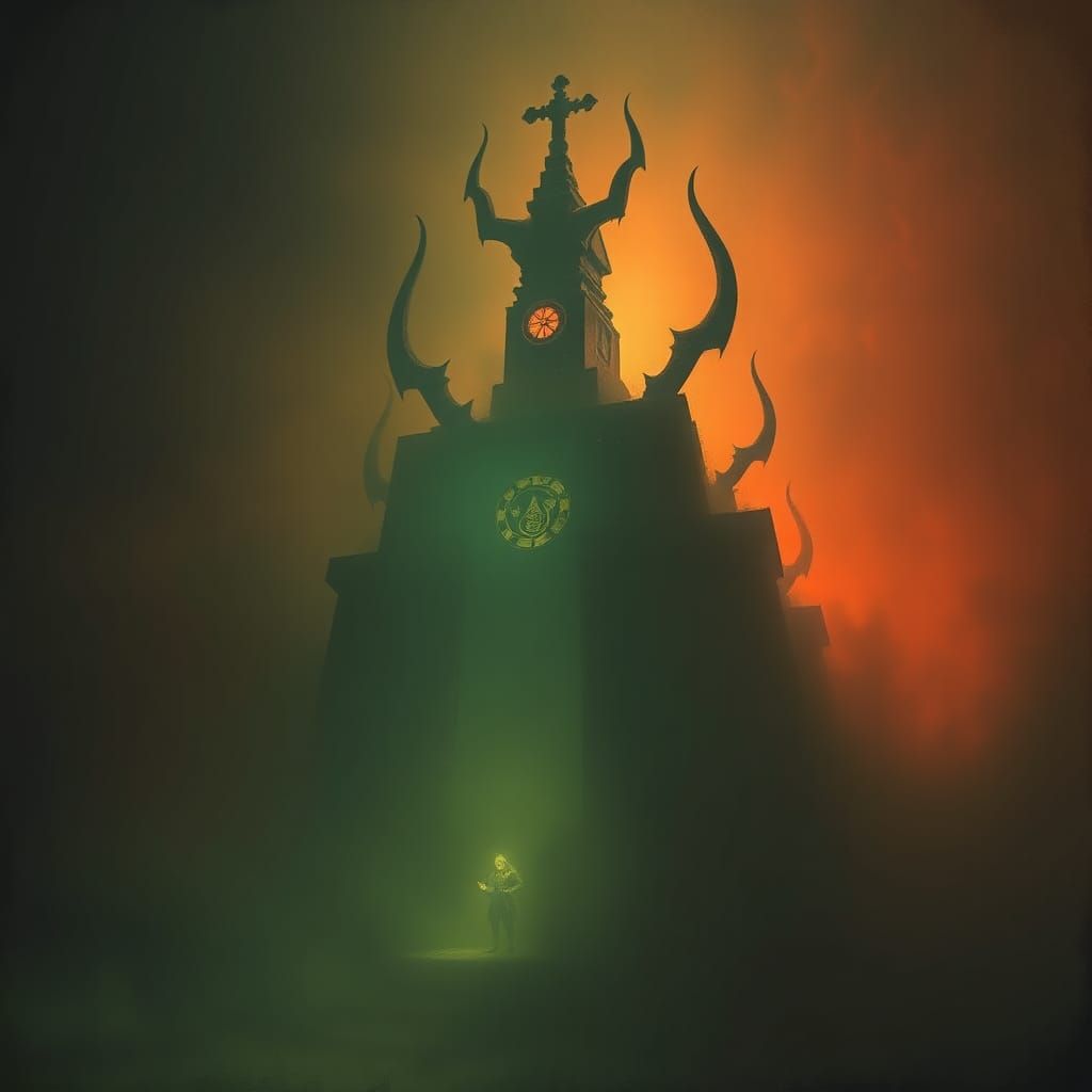 Mysterious Relic with Dark Aura