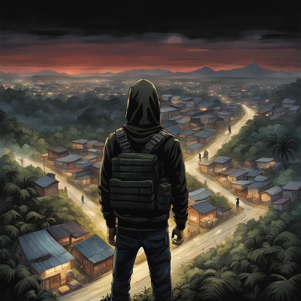 Sinister Night Watch in Amazon Town