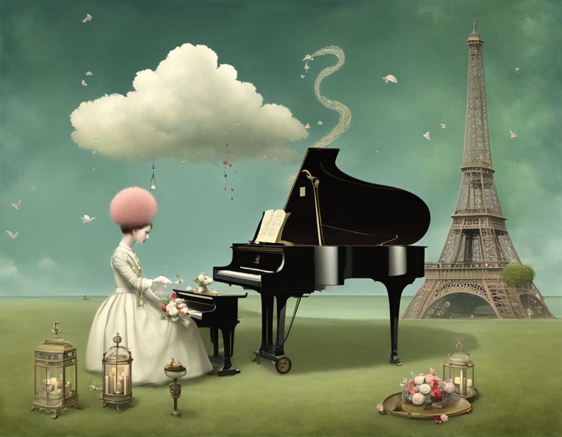 Surreal Composition in Ray Caesar Style