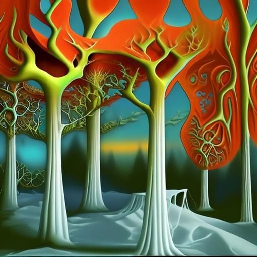 Intricate Fractal Tree Design