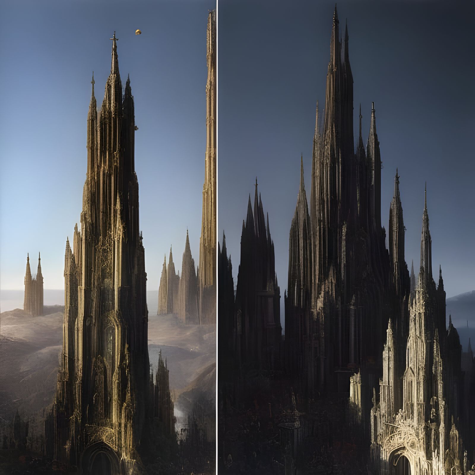 Recursive Mandelbulb Junctions with Dreamy Soft Light