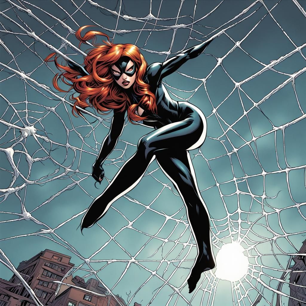 Spider Girl Comic Art in Mark Brooks Style