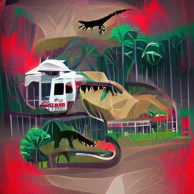 Jurassic Park Digital Illustration