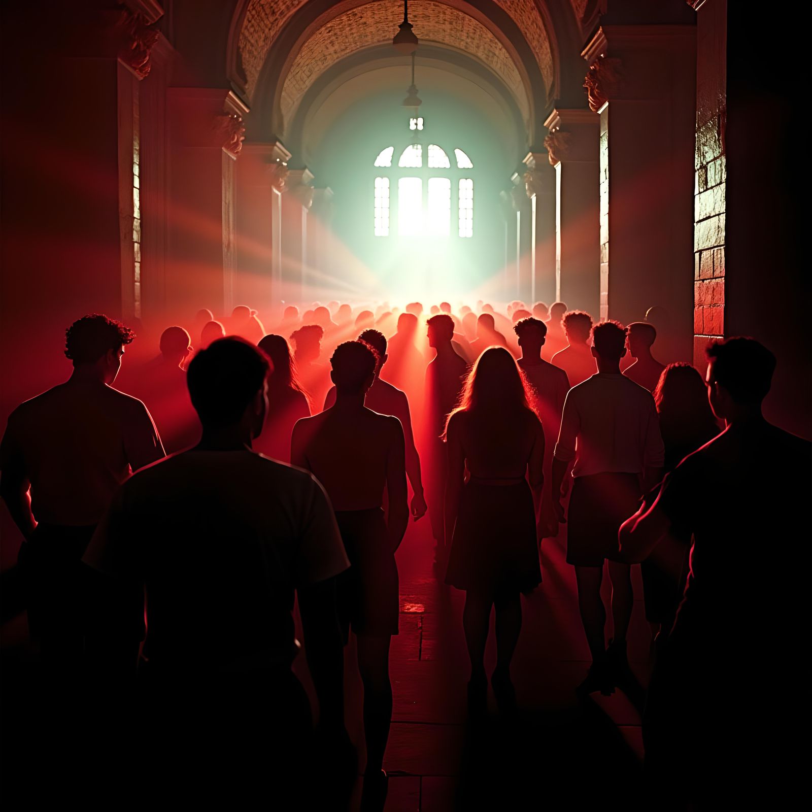 Harvard University Rave: Cinematic Film Still