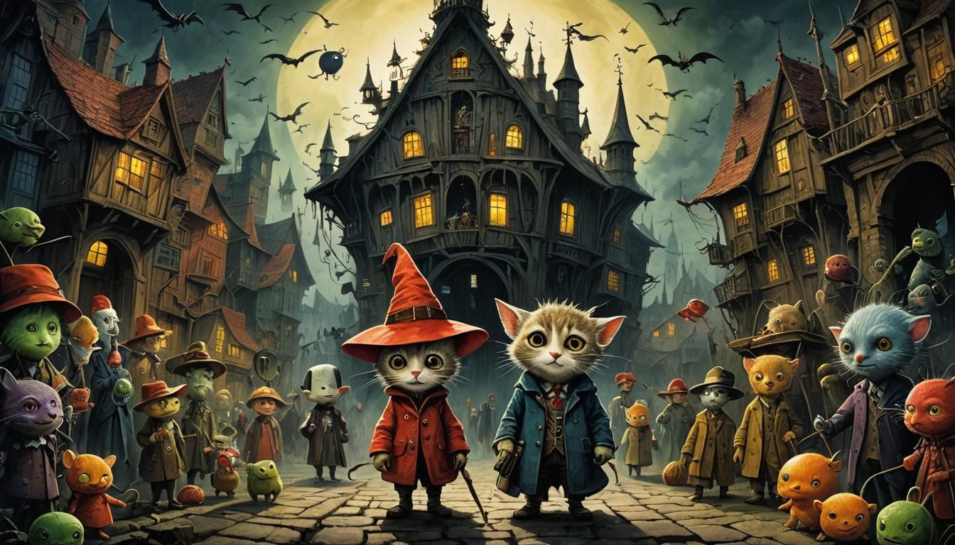 Epic Nightmarish Eldritch Dark Fantasy Horror Masterpiece