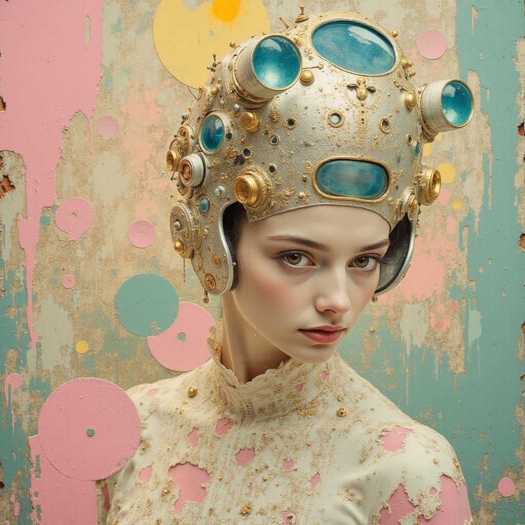 A Regal Elizabethan Gentleman in Pastel Hues