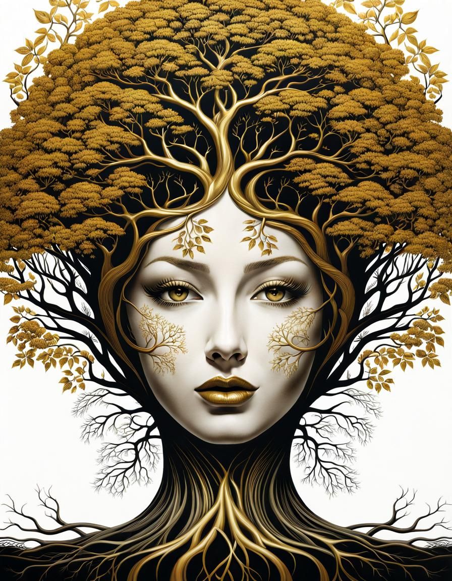Tree woman