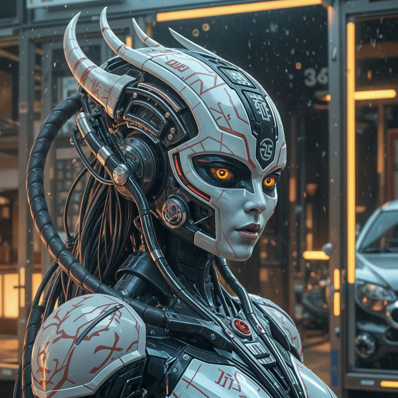 White Skin Alien, Female