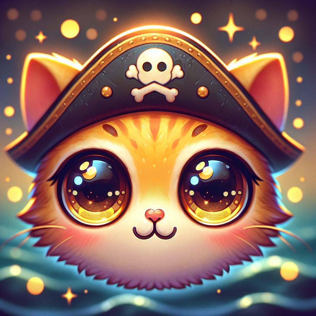 Pirate cat emoji