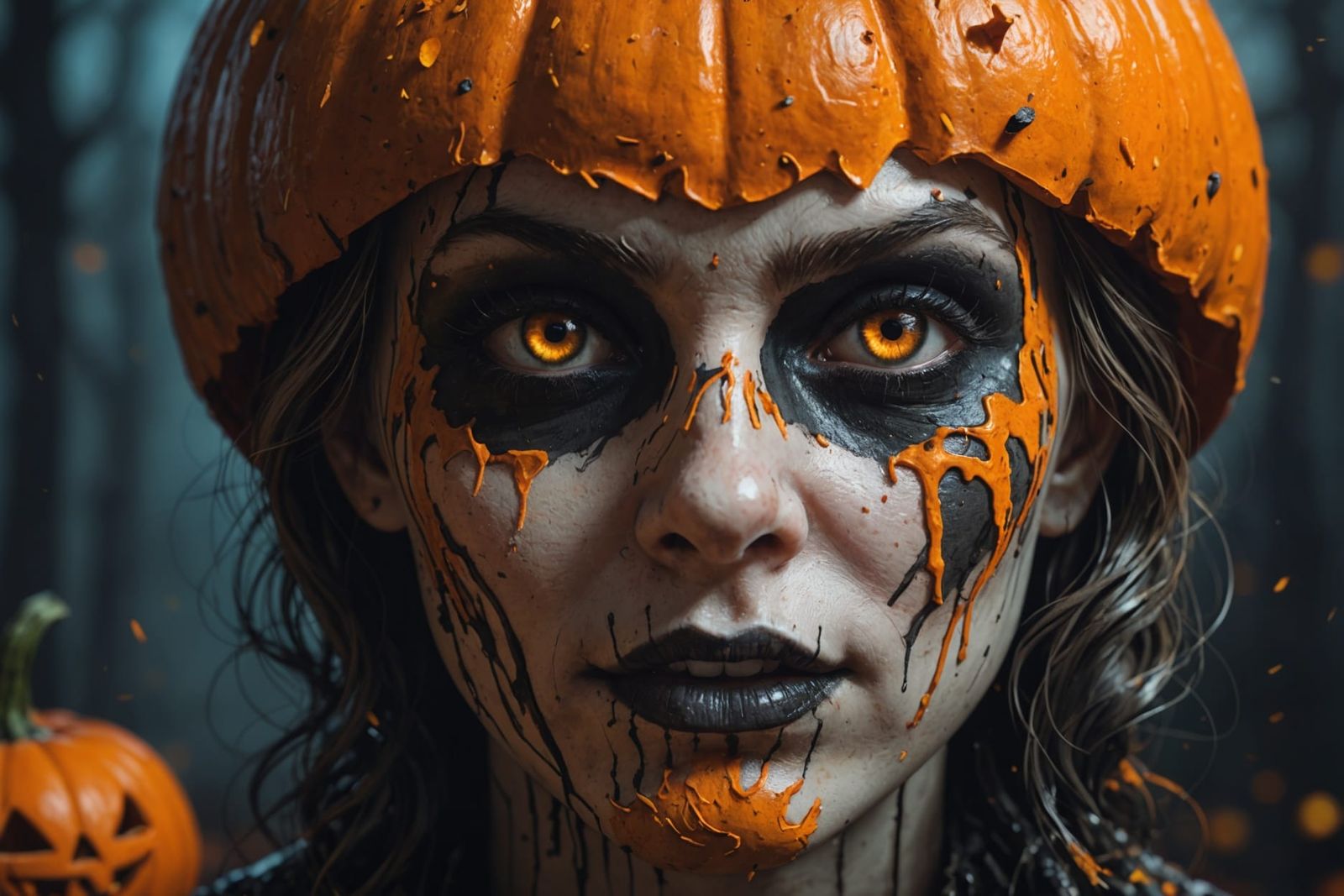 Hyperrealistic October Scene Awaits Halloween