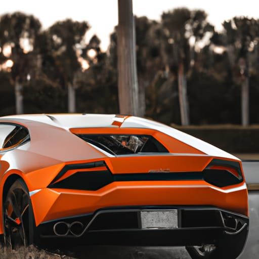 Orange Lamborghini Huracan: Professional Automotive Photogra...