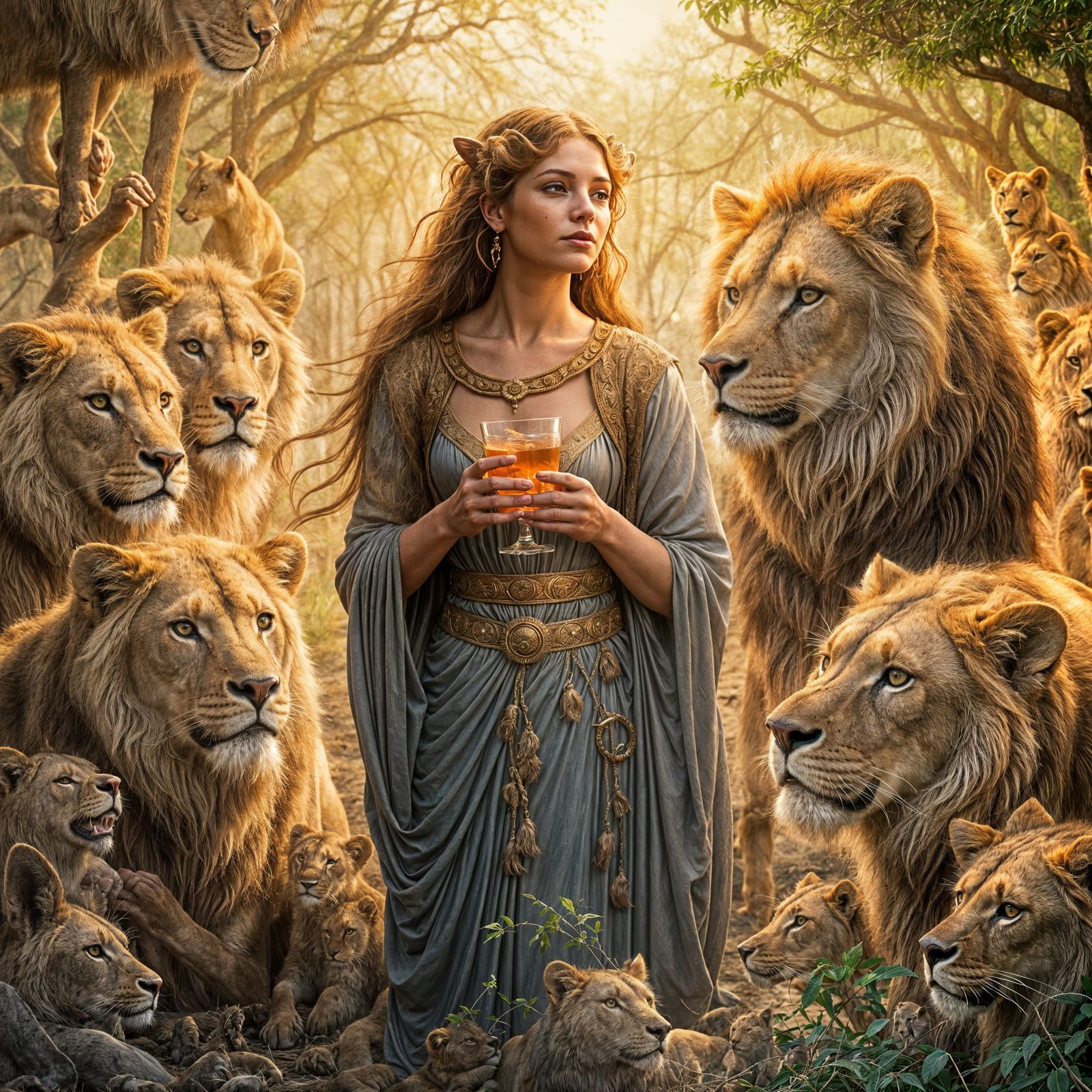 Circe and Her Transformed Companions