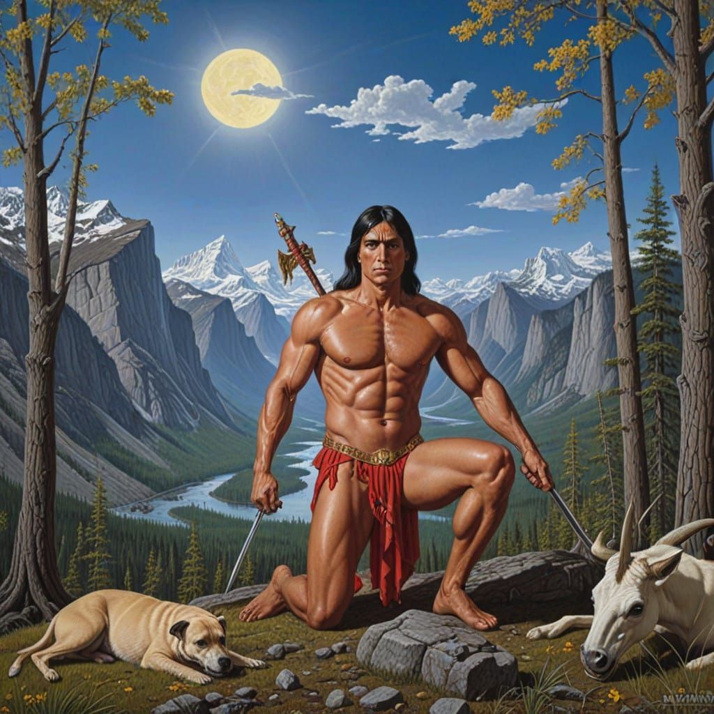 Dark Fantasy World in Ominous Color