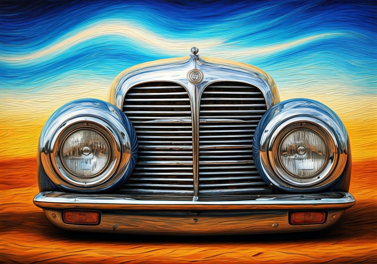 Automotive Art Inspired by Surrealism