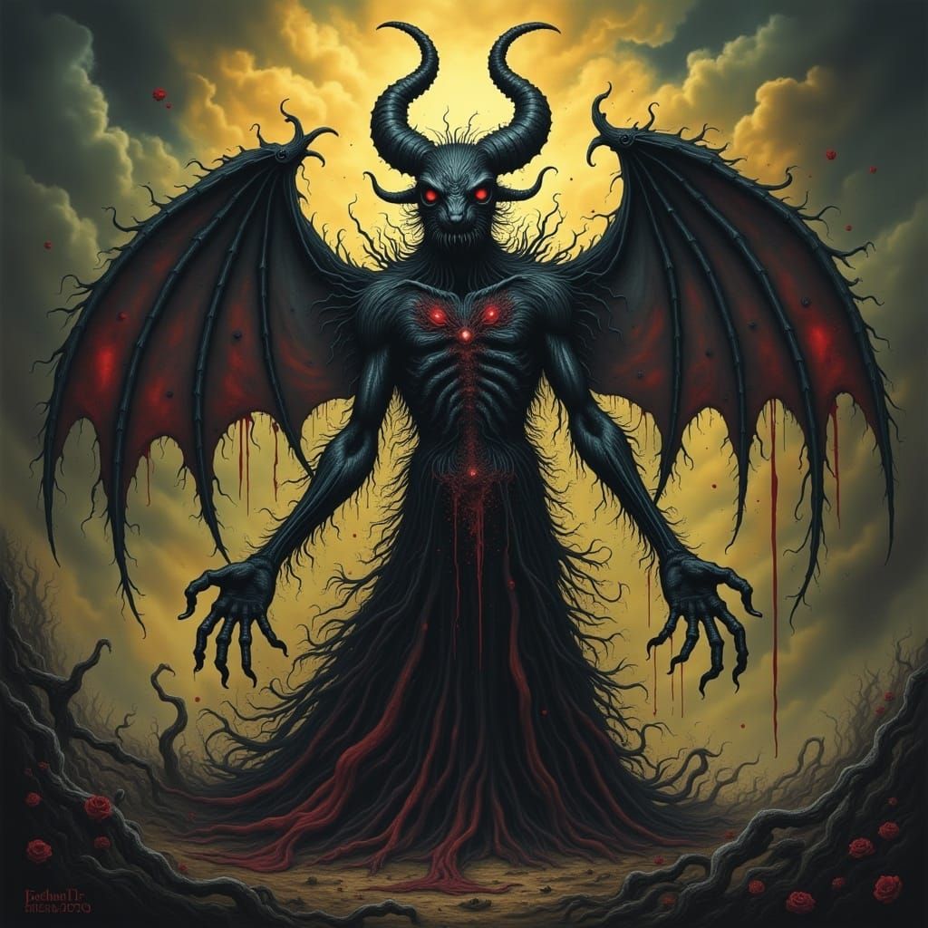 Ominous Twisted Tree Emanates an Evil Aura