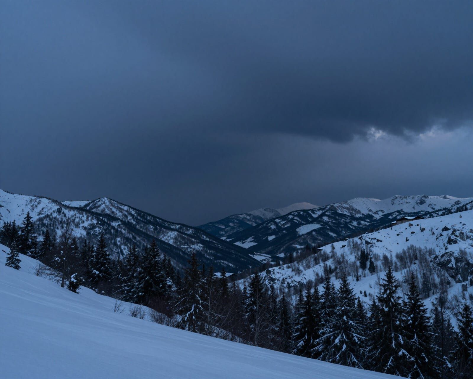 Ominous Snow Apocalypse in Northern Mountains